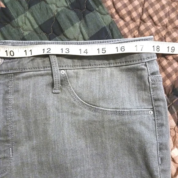 Mossimo Gray High Rise Jeggings Plus Size 16 - Picture 3 of 10